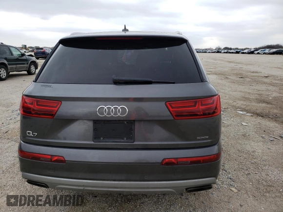 2018 Audi Q7 with VIN WA1LHBF78JD034424, listed as a Copart auction lot 36938824 with 70,115 mi miles and . Bid and sale history available at DreamBid. Image 6.