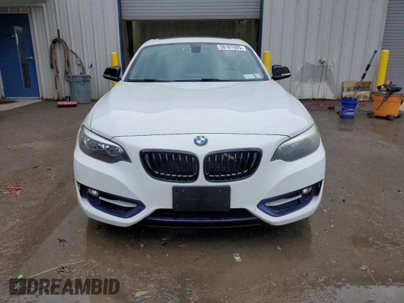 2015 BMW 2 Series 228i xDrive with VIN WBA1F7C55FVX95879, listed as a Copart auction lot 50167085 with 84,804 mi miles and Salvage Title. Bid and sale history available at carsss.com. Image 5.