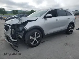 2016 Kia Sorento EX with VIN 5XYPHDA13GG030796, listed as a Copart auction lot 57145985 with 151,960 mi miles and Salvage title. Bid and sale history available at DreamBid. Image 1.
