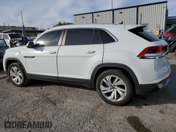 2021 Volkswagen Atlas SEL with VIN 1V2EE2CA2MC211159, listed as a Copart auction lot 87508525 with 44,127 mi miles and Salvage title. Bid and sale history available at DreamBid. Image 2.