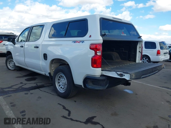 2023 Chevrolet Silverado 1500 with VIN 3GCPDAEK7PG236167, listed as a IAAI auction lot 41568306 with 21,659 mi miles and . Bid and sale history available at DreamBid. Image 3.