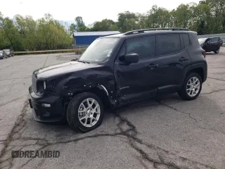 2022 Jeep Renegade Latitude with VIN ZACNJDB10NPN70997, listed as a Copart auction lot 56013455 with 20,548 mi miles and Salvage title. Bid and sale history available at DreamBid. Image 1.