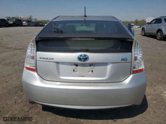 2010 Toyota Prius II with VIN JTDKN3DU7A1288832, listed as a Copart auction lot 53908985 with 218,594 mi miles and Clean Title. Bid and sale history available at carsss.com. Image 6.