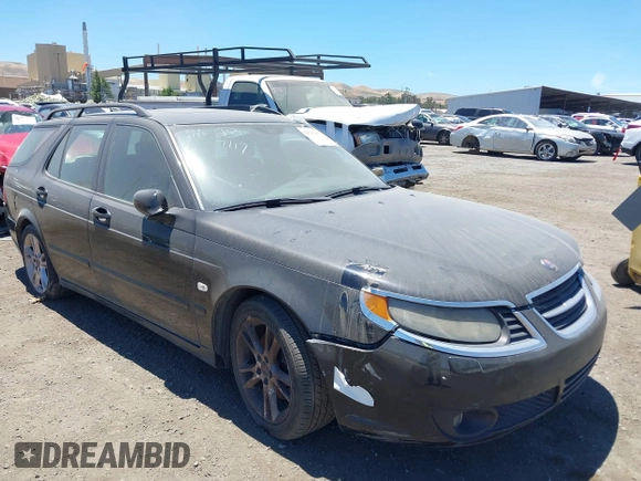 2008 Saab 9-5 with VIN YS3ED59G783512400, listed as a IAAI auction lot 39515457 with 157,785 mi miles. Bid and sale history available at carsss.com. Image 1.