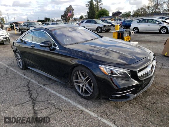 2018 Mercedes-Benz S-Class S 560 with VIN WDDXJ8GB2JA033617, listed as a Copart auction lot 37422483 with 47,844 mi miles. Bid and sale history available at carsss.com. Image 4.