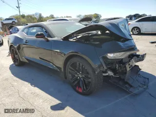 2024 Chevrolet Camaro 2LT with VIN 1G1FD1RS4R0118020, listed as a Copart auction lot 75322484 with 11,035 mi miles and Salvage Title. Bid and sale history available at carsss.com. Image 4.