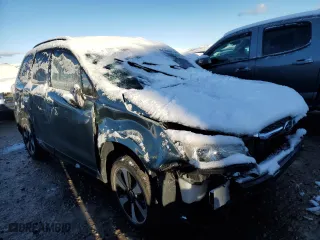 2018 Subaru Forester with VIN JF2SJABCXJH452514, listed as a Copart auction lot 48598495 with 0 mi miles and Salvage Title. Bid and sale history available at carsss.com. Image 4.