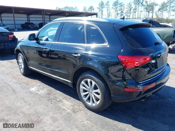 2017 Audi Q5 Premium with VIN WA1C2AFP3HA089015, listed as a IAAI auction lot 41642792 with 107,454 mi miles. Bid and sale history available at carsss.com. Image 3.