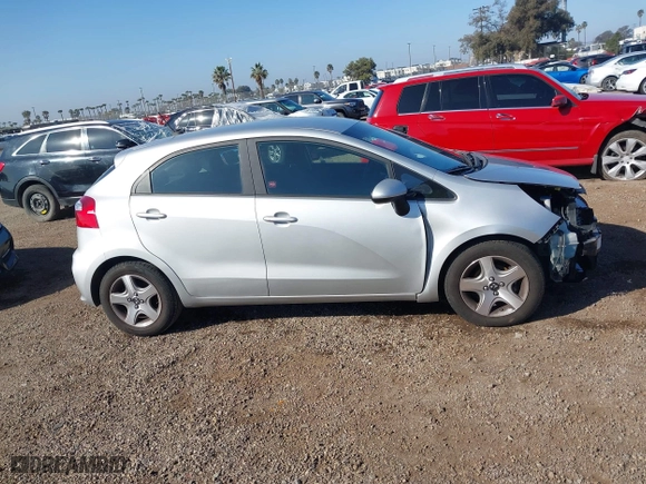 2016 Kia Rio LX with VIN KNADM5A32G6646236, listed as a IAAI auction lot 41593659 with 85,127 mi miles. Bid and sale history available at carsss.com. Image 14.