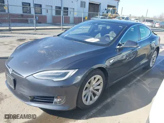 2016 Tesla Model S 90D with VIN 5YJSA1E21GF156453, listed as a IAAI auction lot 41822459 with 41144 miles. Bid and sale history available at carsss.com. Image 18.