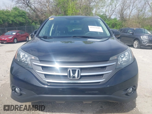 2012 Honda CR-V EX-L with VIN JHLRM3H76CC001626, listed as a IAAI auction lot 42122647 with 127,122 mi miles. Bid and sale history available at carsss.com. Image 12.