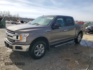 2018 Ford F-150 XL with VIN 1FTEW1EBXJFD65059, listed as a Copart auction lot 49838415 with 58,129 mi miles and Salvage Title. Bid and sale history available at carsss.com. Image 1.