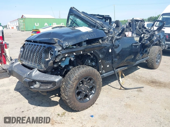 2023 Jeep Gladiator Sport S z VIN 1C6HJTAG2PL544870, wystawiony jako IAAI lot #42155013 z przebiegiem Nie podano mil oraz . Historia ofert i sprzedaży dostępna na DreamBid. Obrazek 2.