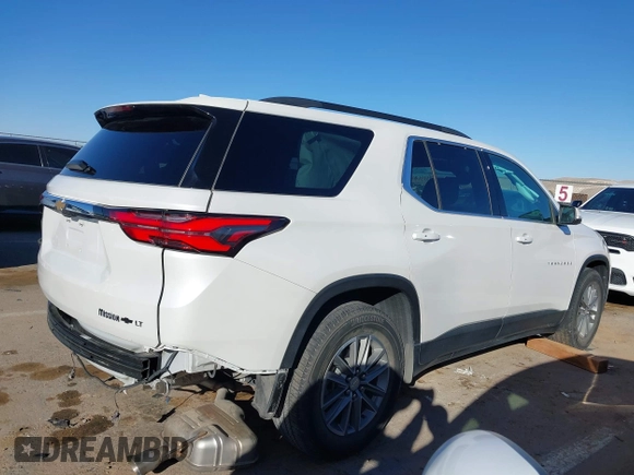 2022 Chevrolet Traverse LT Cloth z VIN 1GNERGKW9NJ159582, wystawiony jako IAAI lot #41510198 z przebiegiem 38 074 mil mil oraz . Historia ofert i sprzedaży dostępna na DreamBid. Obrazek 13.