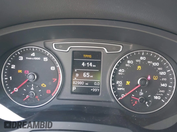 2015 Audi Q3 Premium Plus with VIN WA1EFCFSXFR011133, listed as a IAAI auction lot 42545916 with 82,980 mi miles and . Bid and sale history available at DreamBid. Image 7.
