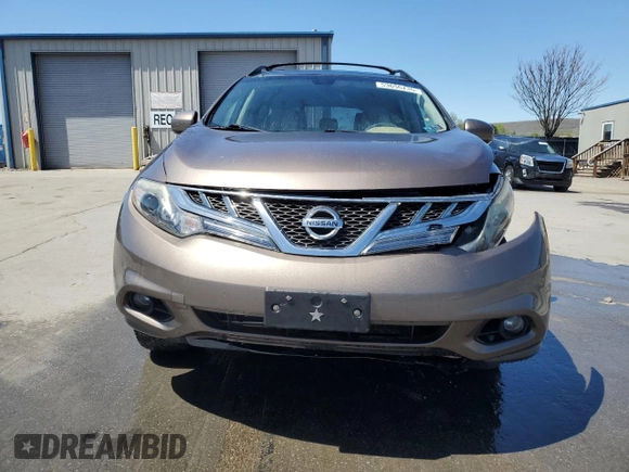2012 Nissan Murano SV with VIN JN8AZ1MW5CW216494, listed as a Copart auction lot 53656735 with 156,249 mi miles and Salvage Title. Bid and sale history available at carsss.com. Image 5.