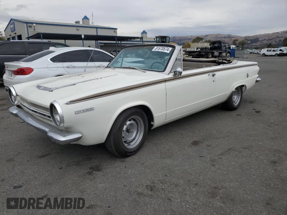 1964 Dodge Dart z VIN 7442677958, wystawiony jako Copart lot #81670574 z przebiegiem 61 374 mil mil oraz Czysty tytuł • Clean title. Historia ofert i sprzedaży dostępna na DreamBid. Obrazek 1.