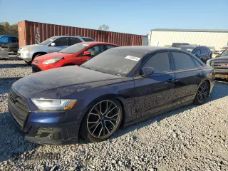 2021 Audi A8 with VIN WAU8EAF85MN015252, listed as a Copart auction lot 71368814 with 31,505 mi miles and Salvage Title. Bid and sale history available at carsss.com. Image 1.