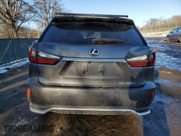 2022 Lexus RX with VIN JTJHZKFA1N2039659, listed as a Copart auction lot 89028255 with 38,685 mi miles and Salvage Title. Bid and sale history available at carsss.com. Image 6.