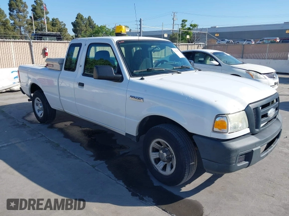 2007 Ford Ranger XL with VIN 1FTYR14DX7PA74975, listed as a IAAI auction lot 42139950 with 206,896 mi miles. Bid and sale history available at carsss.com. Image 1.