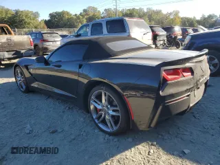 2015 Chevrolet Corvette Z51 1LT with VIN 1G1YH3D78F5113199, listed as a Copart auction lot 76310374 with 31,941 mi miles and Salvage Title. Bid and sale history available at carsss.com. Image 2.