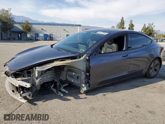 2023 Tesla Model 3 с VIN 5YJ3E1EA9PF412192, выставлен на аукционе Copart как лот 52122045 с пробегом 72 230 миль миль и Списание • Salvage title. История ставок и продаж доступна на DreamBid. Изображение 1.