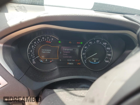 2020 Lincoln MKZ Reserve with VIN 3LN6L5F95LR609041, listed as a Copart auction lot 53753615 with 53,131 mi miles and Salvage Title. Bid and sale history available at DreamBid. Image 9.
