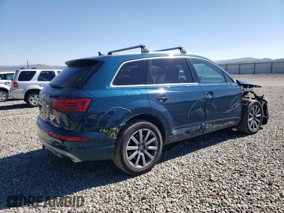 2019 Audi Q7 Premium Plus z VIN WA1LAAF79KD002789, wystawiony jako Copart lot #56139445 z przebiegiem 77 604 mil mil oraz Szkoda całkowita • Salvage title. Historia ofert i sprzedaży dostępna na DreamBid. Obrazek 3.