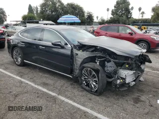 2021 Lexus LS with VIN JTHD51FF3M5014289, listed as a Copart auction lot 71442284 with 6,893 mi miles and Salvage Title. Bid and sale history available at carsss.com. Image 4.