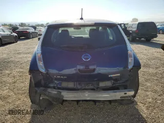 2017 Nissan LEAF SL with VIN 1N4BZ0CP4HC310174, listed as a Copart auction lot 63440633 with 35,160 mi miles. Bid and sale history available at carsss.com. Image 6.
