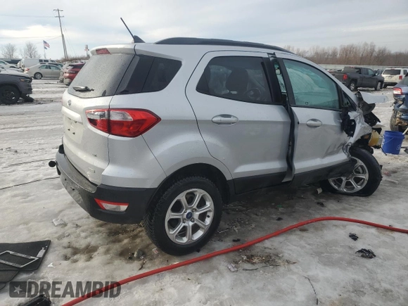 2019 Ford EcoSport SE with VIN MAJ3S2GE2KC272352, listed as a Copart auction lot 46612035 with 83,318 mi miles and Salvage Title. Bid and sale history available at DreamBid. Image 3.