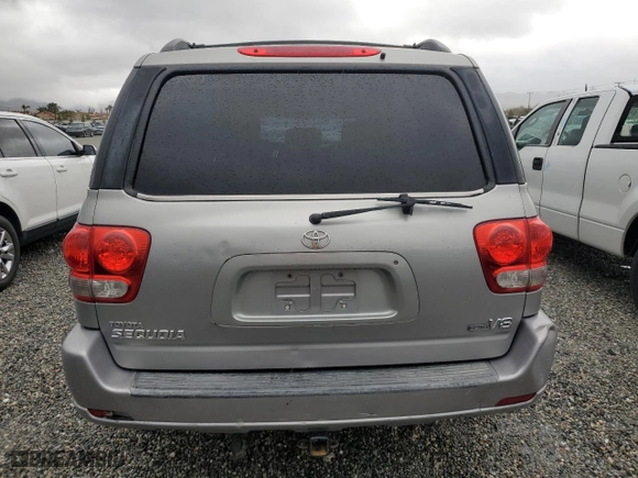 2005 Toyota Sequoia SR5 with VIN 5TDZT34AX5S252605, listed as a Copart auction lot 47688465 with 175,610 mi miles and Salvage Title. Bid and sale history available at carsss.com. Image 6.