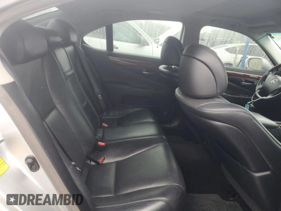 2008 Lexus LS 460 with VIN JTHBL46F185071661, listed as a Copart auction lot 57762175 with 122,958 mi miles and Clean title. Bid and sale history available at DreamBid. Image 10.