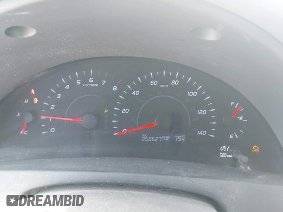 2010 Toyota Camry with VIN 4T4BF3EKXAR042433, listed as a IAAI auction lot 42212780 with 250,527 mi miles and . Bid and sale history available at DreamBid. Image 7.