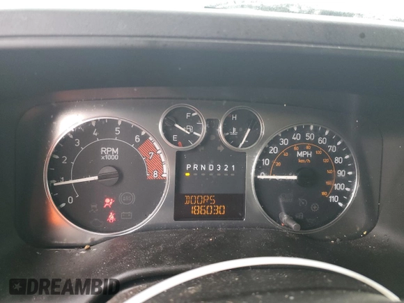 2007 Hummer H3 SUV with VIN 5GTDN13E978167512, listed as a Copart auction lot 79580574 with 186,030 mi miles and Salvage Title. Bid and sale history available at carsss.com. Image 9.