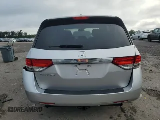 2014 Honda Odyssey EX-L with VIN 5FNRL5H62EB003236, listed as a Copart auction lot 63342255 with 147,398 mi miles and Salvage title. Bid and sale history available at DreamBid. Image 6.