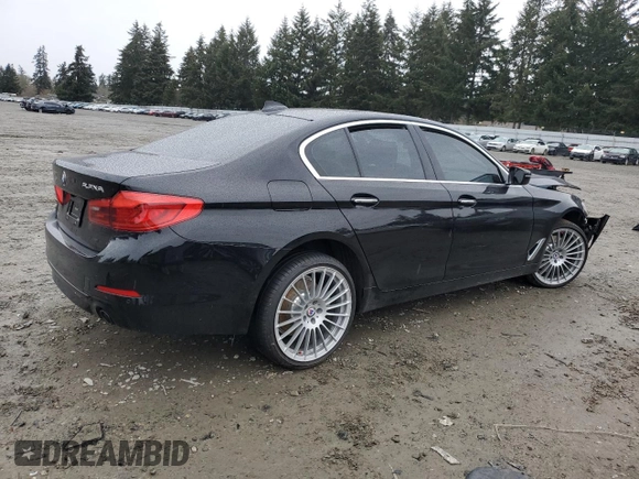 2017 BMW 5 Series 530i xDrive with VIN WBAJA7C34HWA69945, listed as a Copart auction lot 45941025 with Not Provided miles and Salvage Title. Bid and sale history available at carsss.com. Image 3.