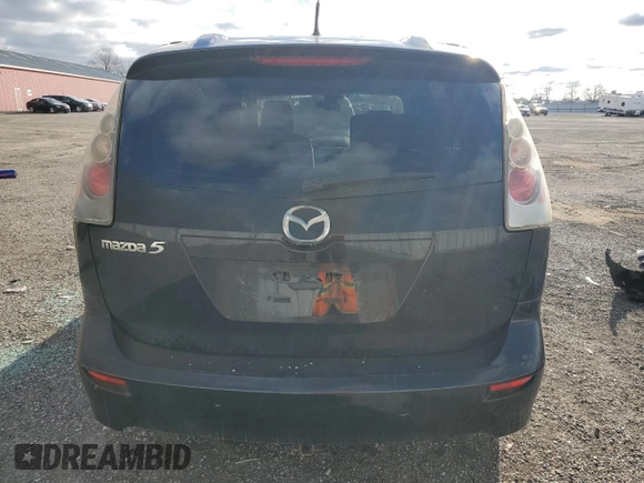2007 Mazda 5 Touring with VIN JM1CR293670158154, listed as a Copart auction lot 52102255 with Not provided miles and Salvage title. Bid and sale history available at DreamBid. Image 6.