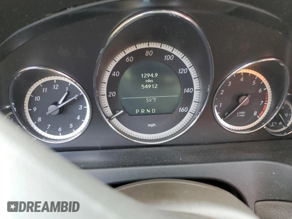 2011 Mercedes-Benz E-Class E 350 with VIN WDDKK5GF3BF097940, listed as a Copart auction lot 43617725 with 54,912 mi miles and Salvage Title. Bid and sale history available at carsss.com. Image 9.