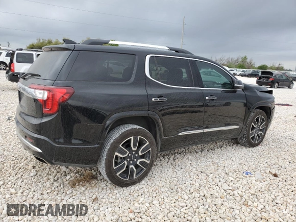 2020 GMC Acadia Denali with VIN 1GKKNPLS6LZ142597, listed as a Copart auction lot 50744275 with 63,053 mi miles and Salvage title. Bid and sale history available at DreamBid. Image 3.