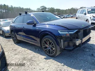 2019 Audi Q8 Premium Plus z VIN WA1EVBF18KD028606, wystawiony jako IAAI lot #41780296 z przebiegiem 72 117 mil mil oraz . Historia ofert i sprzedaży dostępna na DreamBid. Obrazek 1.