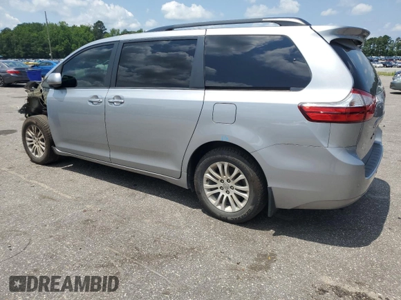 2017 Toyota Sienna XLE Auto Access Seat with VIN 5TDYZ3DC2HS815159, listed as a Copart auction lot 63634705 with 121,594 mi miles and Salvage title. Bid and sale history available at DreamBid. Image 2.