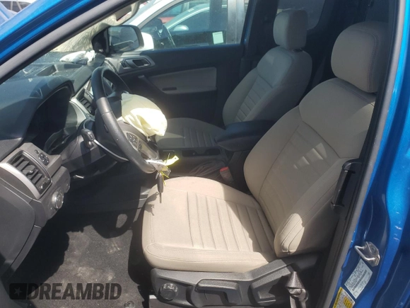 2021 Ford Ranger XL with VIN 1FTER1EH0MLD75309, listed as a Copart auction lot 51147735 with 18,591 mi miles and Salvage title. Bid and sale history available at DreamBid. Image 7.