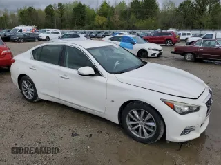 2015 Infiniti Q50 Premium with VIN JN1BV7AP0FM330725, listed as a Copart auction lot 51735085 with 189,480 mi miles and Clean Title. Bid and sale history available at carsss.com. Image 4.