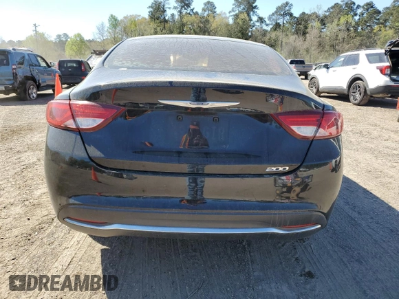 2015 Chrysler 200 Limited with VIN 1C3CCCAB1FN693585, listed as a Copart auction lot 50092965 with 135,648 mi miles and Salvage title. Bid and sale history available at DreamBid. Image 6.