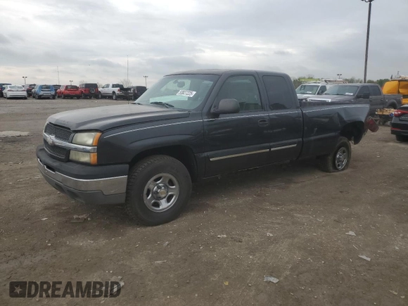 2004 Chevrolet Silverado 1500 Z71 with VIN 1GCEK19T04E229483, listed as a Copart auction lot 53827225 with 209,715 mi miles and Salvage Title. Bid and sale history available at DreamBid. Image 1.