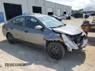 2017 Nissan Versa S with VIN 3N1CN7AP6HL849747, listed as a Copart auction lot 62293315 with 155,324 mi miles and Salvage title. Bid and sale history available at DreamBid. Image 4.