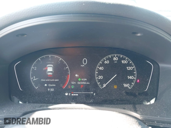 2024 Honda Civic Sport with VIN 2HGFE2F58RH538028, listed as a IAAI auction lot 41983173 with 23,356 mi miles and . Bid and sale history available at DreamBid. Image 7.