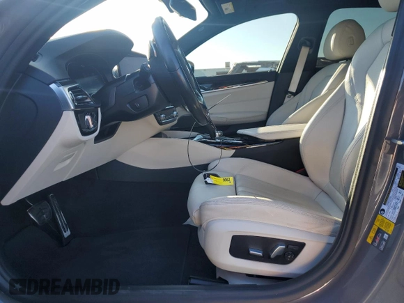 2022 BMW 5 Series 530e with VIN WBA13AG08NCL01996, listed as a Copart auction lot 89193865 with 21,314 mi miles and Salvage title. Bid and sale history available at DreamBid. Image 7.
