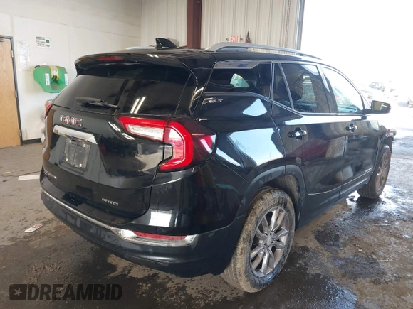 2023 GMC Terrain SLT with VIN 3GKALVEG3PL233838, listed as a IAAI auction lot 41702894 with 42,472 mi miles and . Bid and sale history available at carsss.com. Image 4.